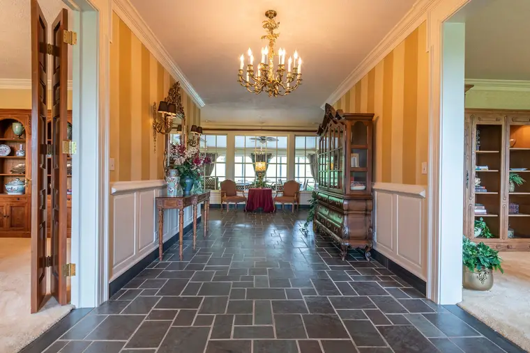 The front entry hall