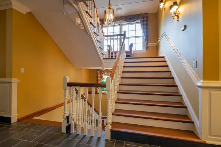 The main staircase