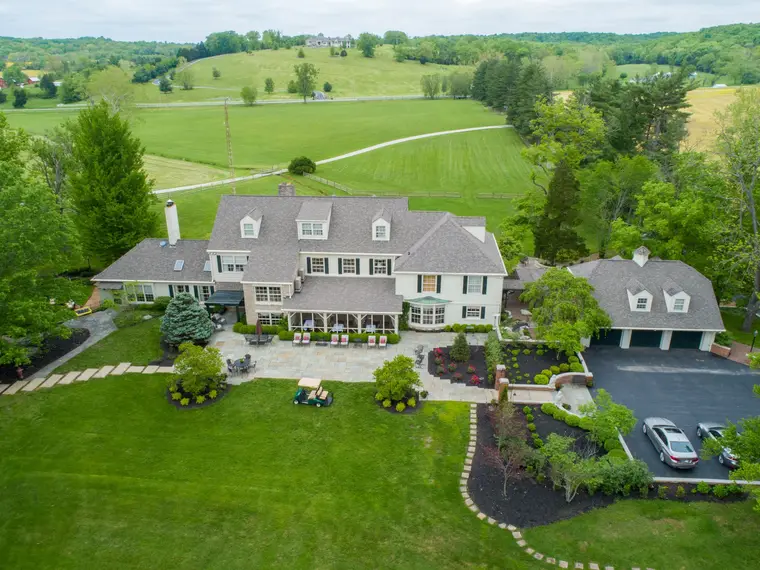 The estate from the air