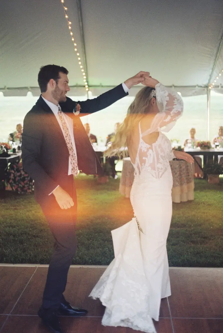 A twirl on the dance floor on film